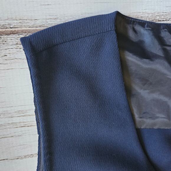 J. Crew Factory Navy Blue Sheath Dress sz 00 - Picture 3 of 5